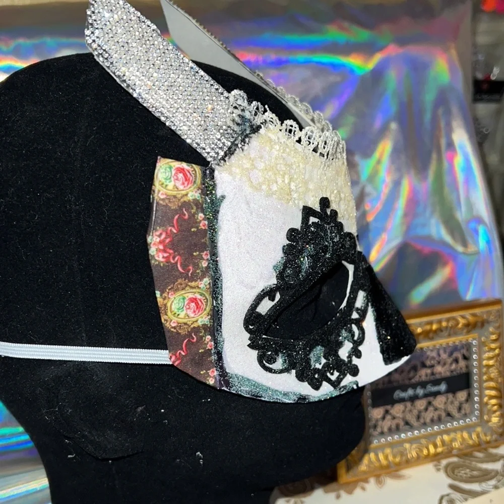New Victorian Horned Skull Mask